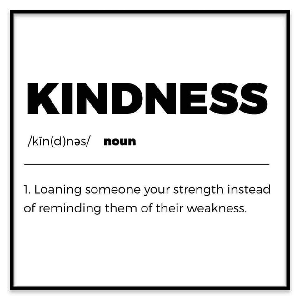 Kindness……